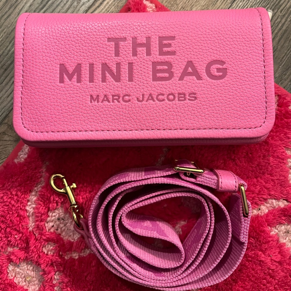 marc jacobs bow pink mini bag - Picture 4 of 8